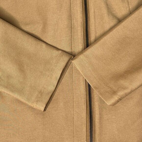 NIC+ZOE Moto Jacket Camel Color Cotton Blend Size Large‎ - Picture 8 of 9